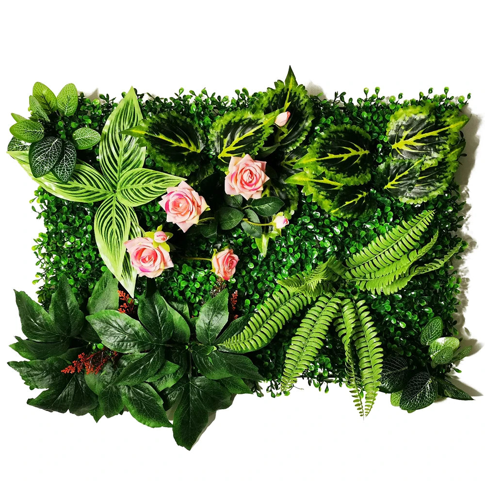 Mur végétal feuillage jungle | composition dense