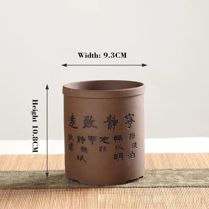 Lot de pots en bois naturel | Melvynor