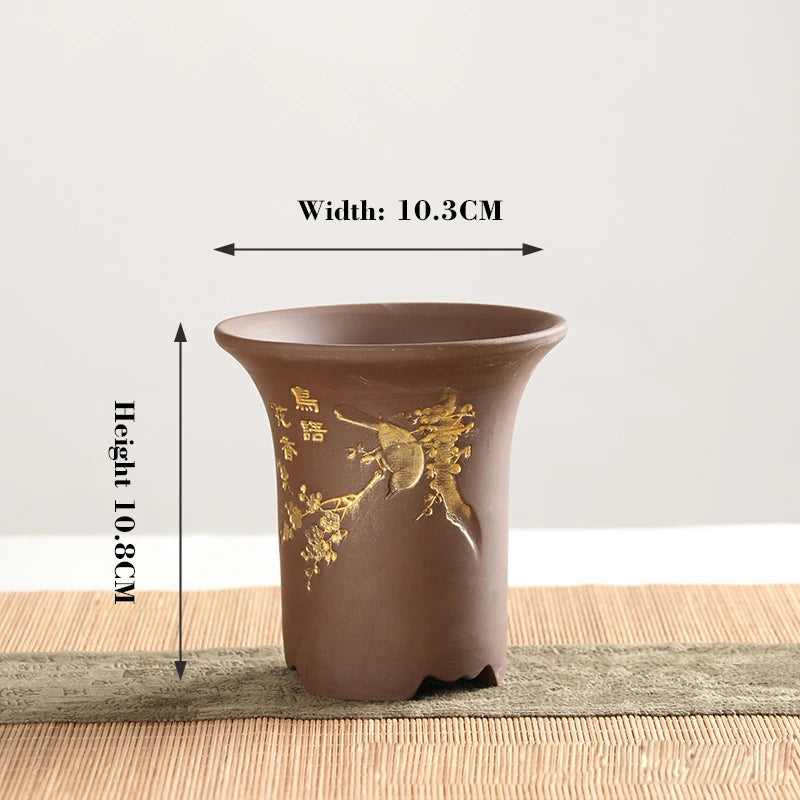 Lot de pots en bois naturel | Melvynor