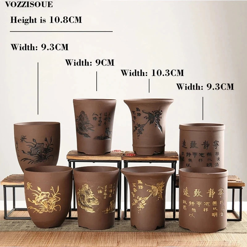 jardiniere ceramique | finition brillante pour balcon et salon