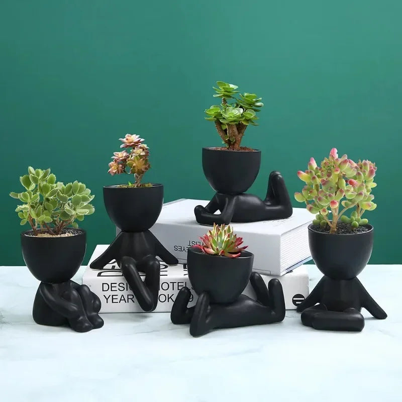 jardiniere ceramique | accessoire déco pour maison et balcon