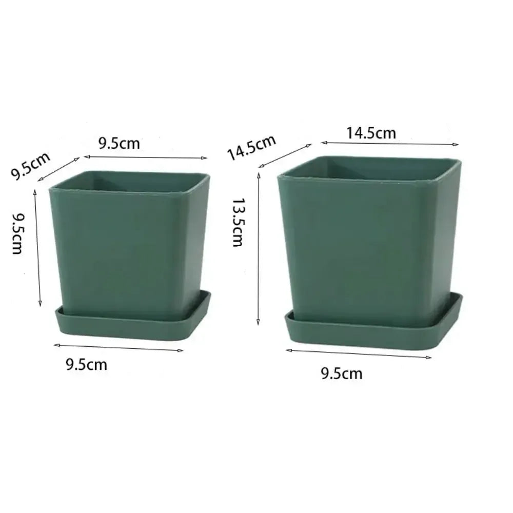 jardinière carrée plastique | Thalior