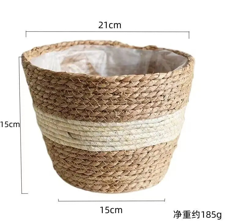 Jardinière haute en rotin | Sylvona