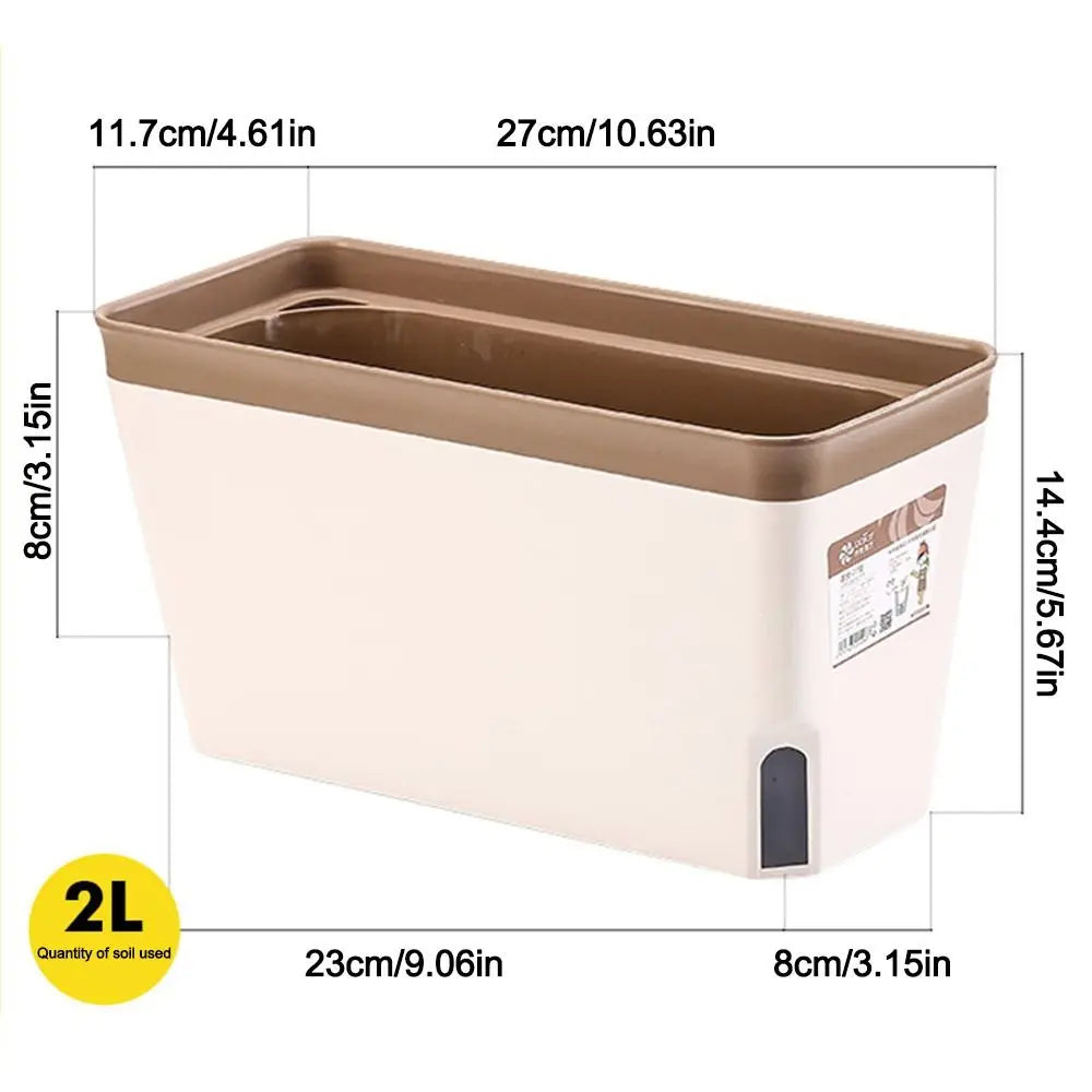 Grande jardinière rectangulaire | Sylvane