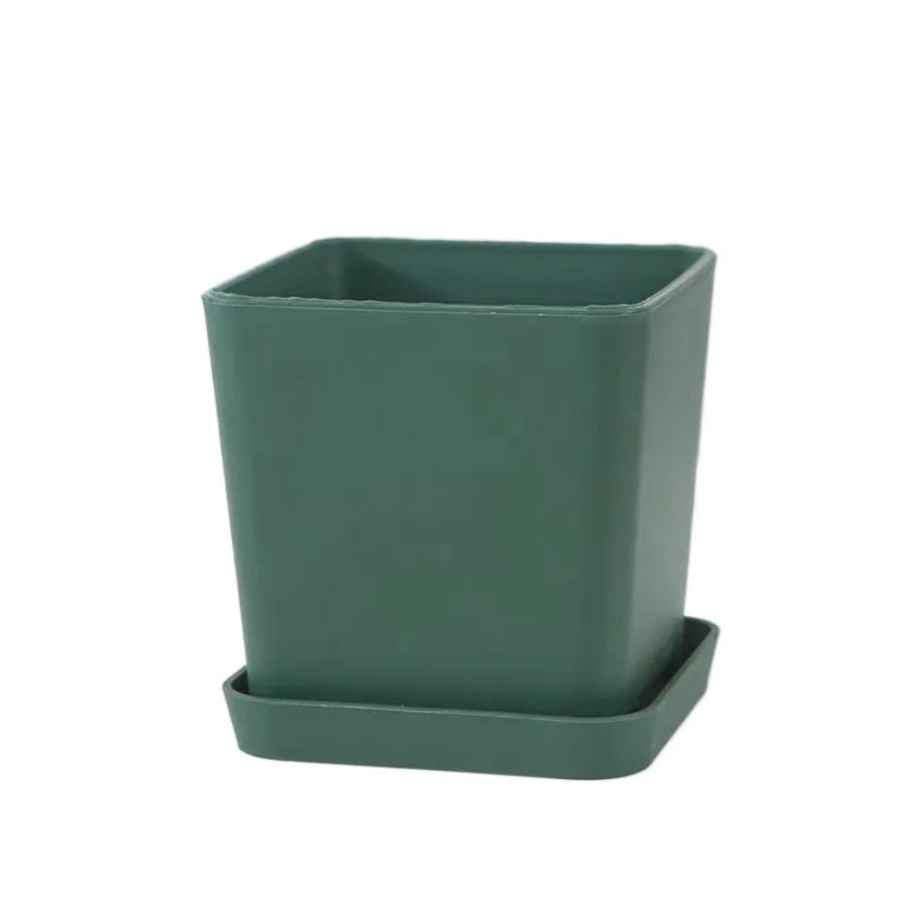 Jardinière carrée en plastique | Thalior