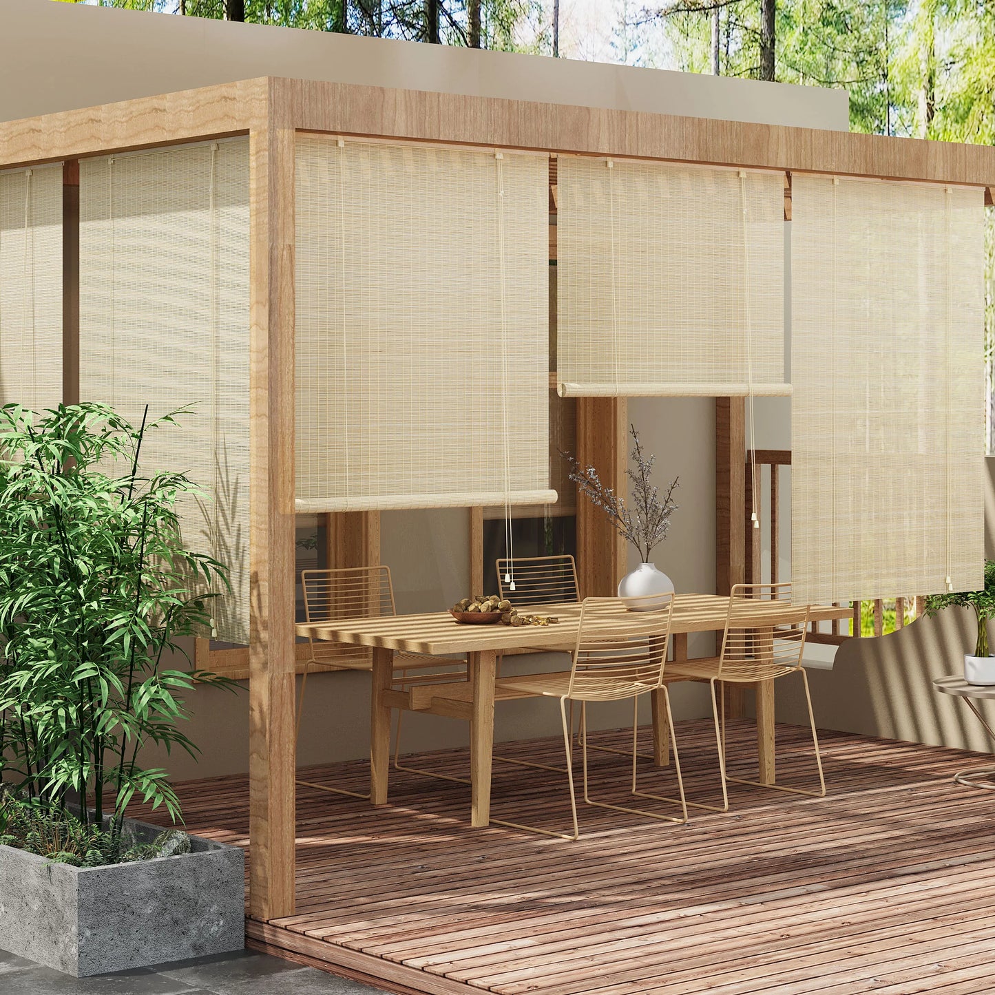 Brise-vue jardinière | Look épuré et tendance