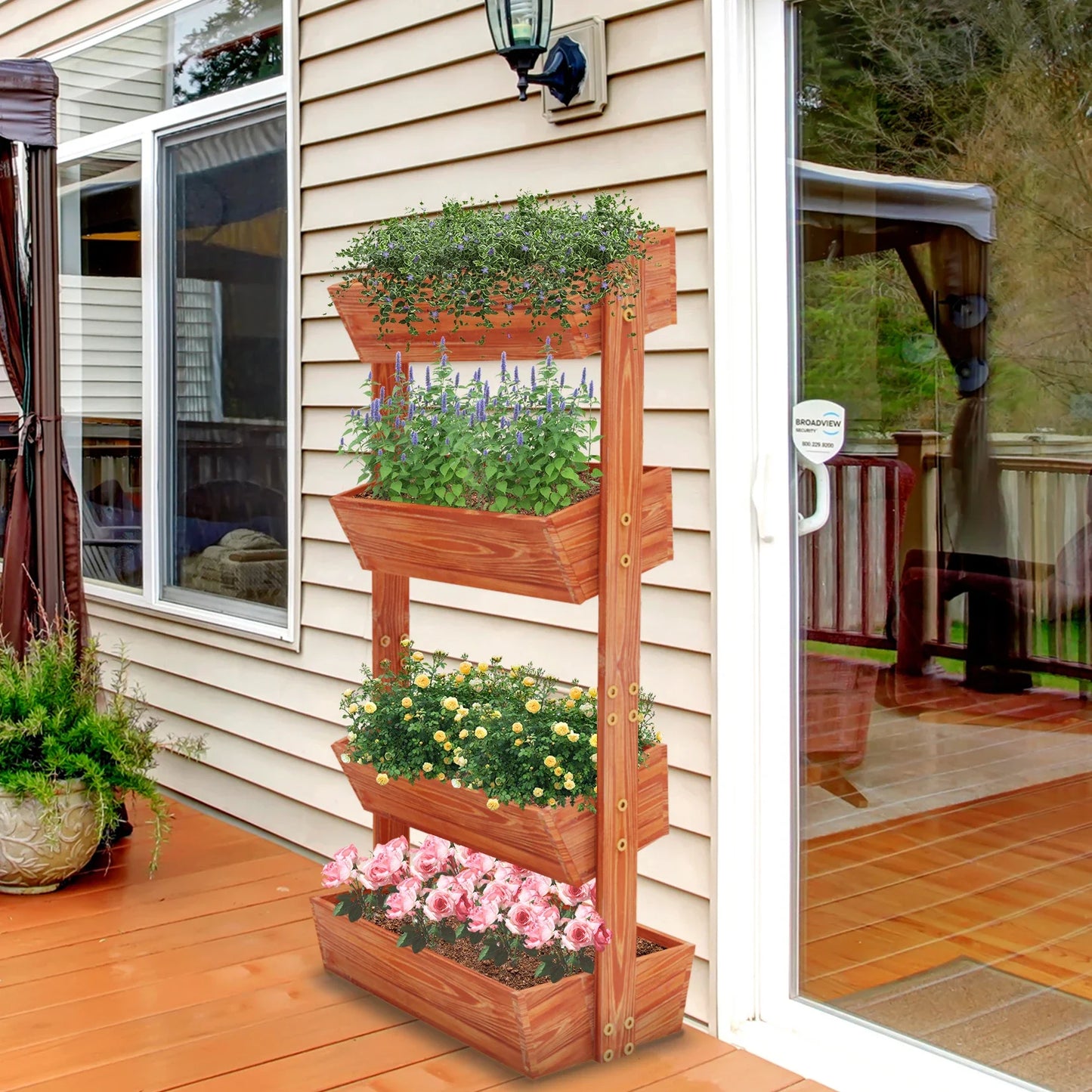 Jardinière avec treillis | Arvenor