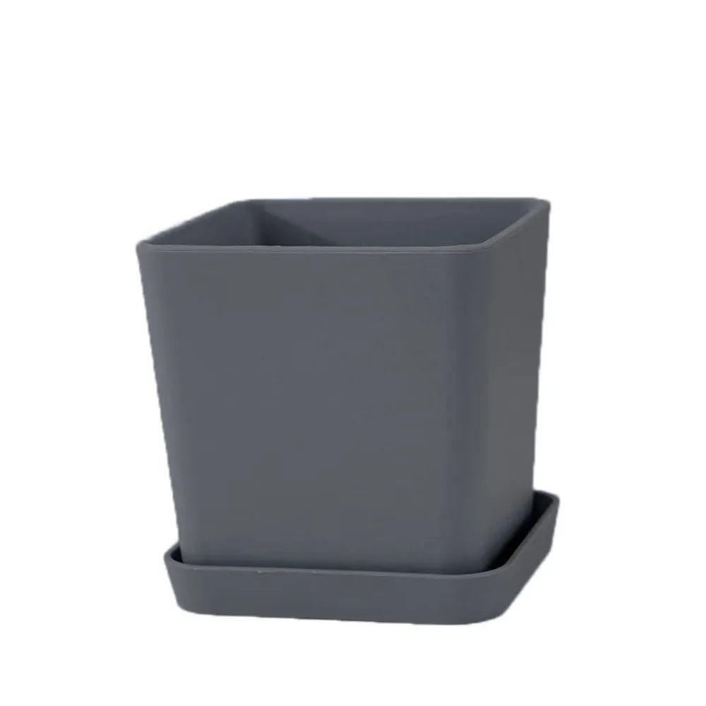 Jardinière carrée en plastique | Thalior