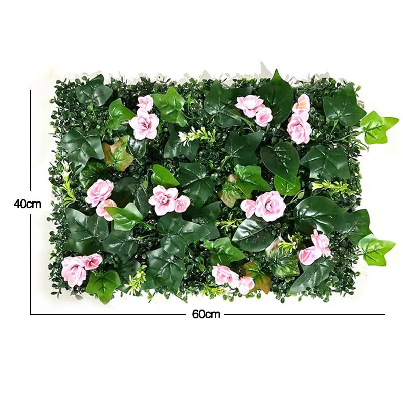Mur végétal fleurs blanches | charme doux et élégant
