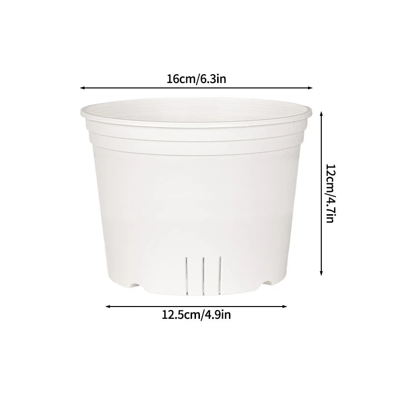 Jardinière en plastique blanc | Thoren