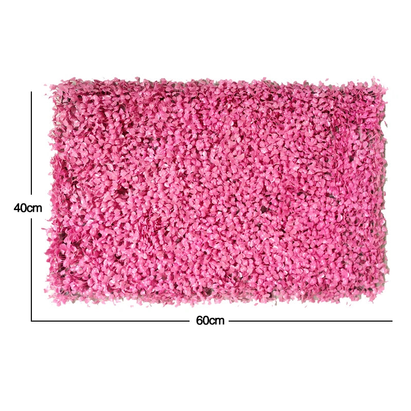 Mur végétal rose pastel | ambiance florale et tendre