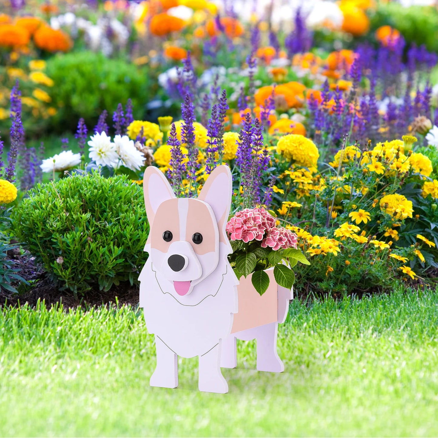 Bac jardinière rectangulaire extérieur | Arvelyn