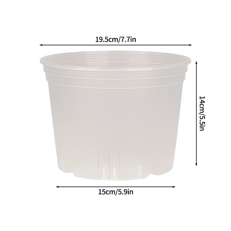 Jardinière en plastique blanc | Thoren