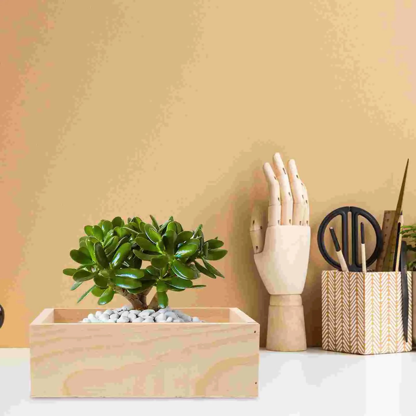 jardinière en bois haute | Vynora