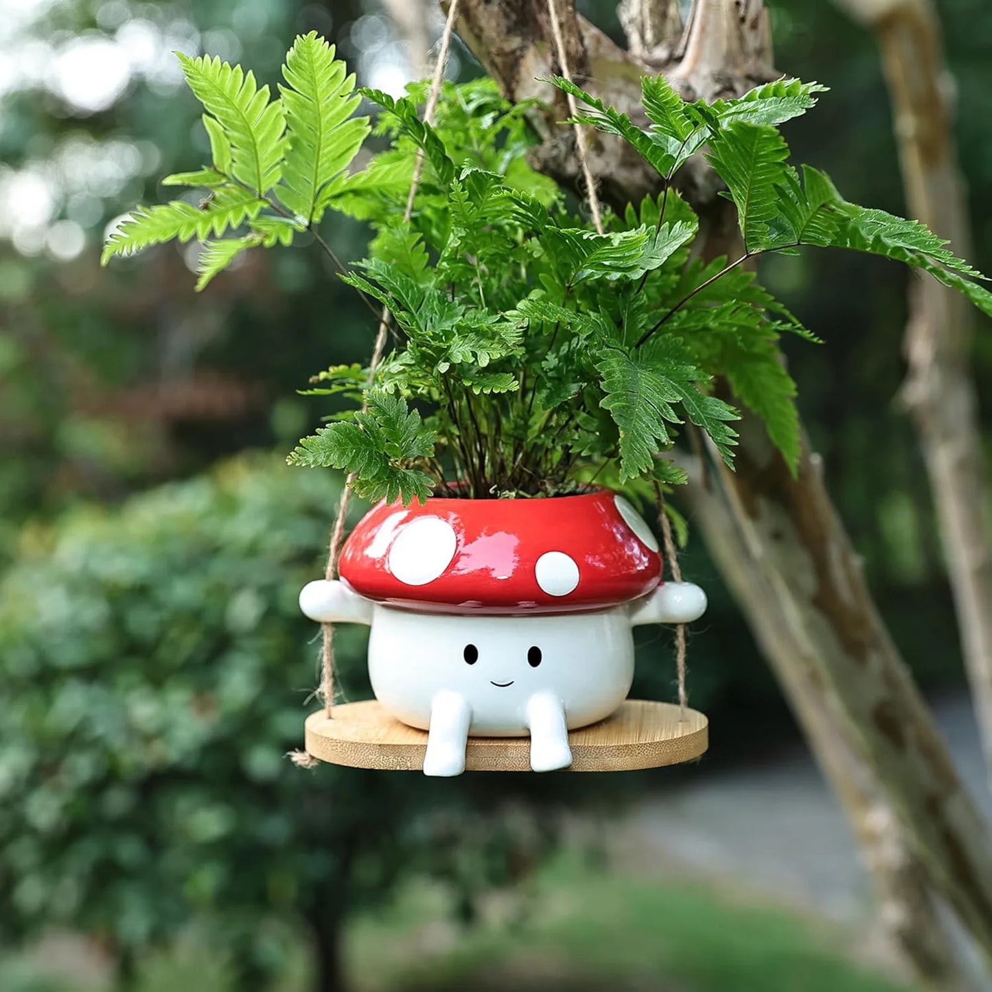 Pot suspendu champignon déco | Sylvra