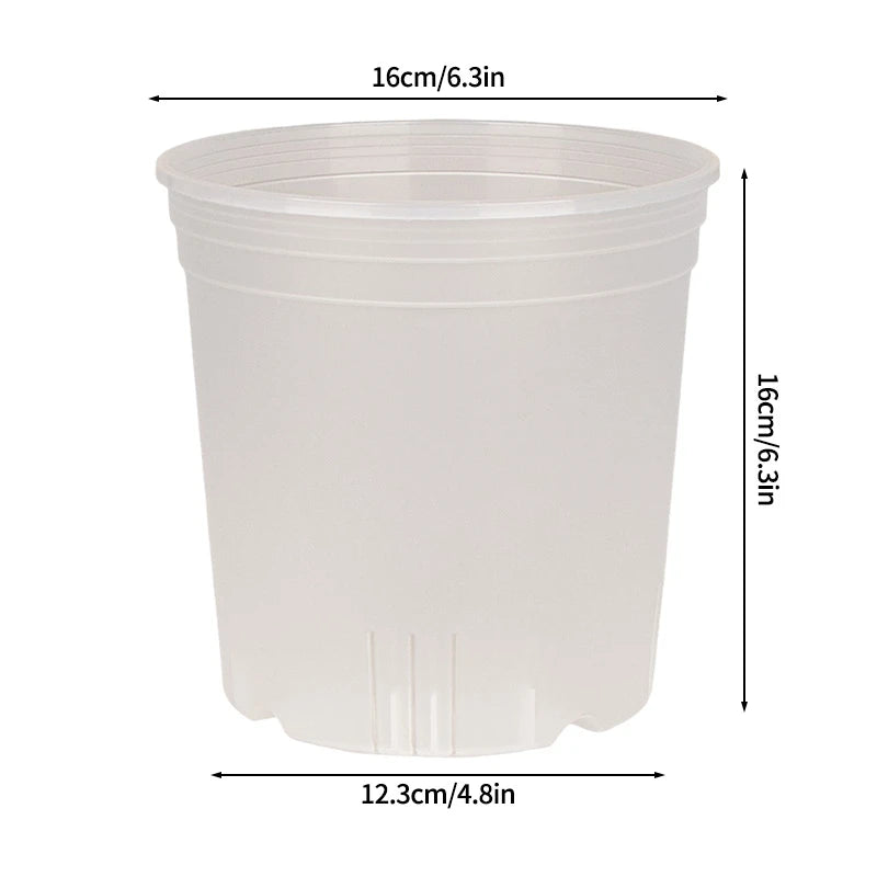 Jardinière en plastique blanc | Thoren