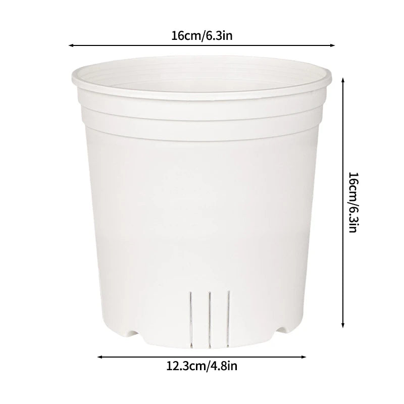 Jardinière en plastique blanc | Thoren