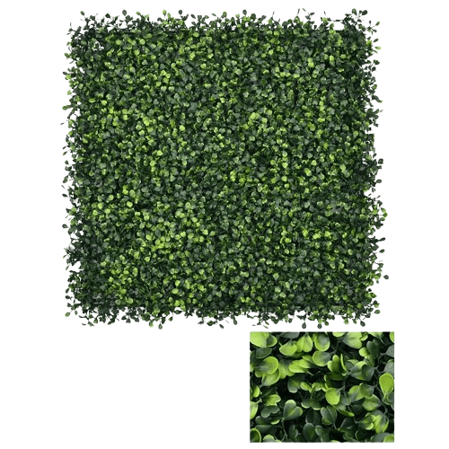 Mur végétal feuillage sombre | contraste chic et profond