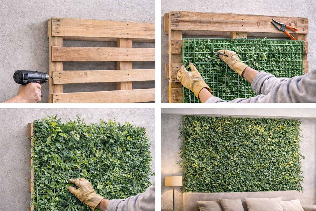 Comment Faire un Mur Végétal avec une Palette : Guide Complet Étape par Étape