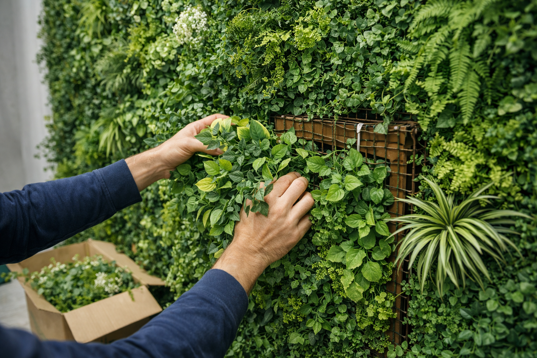 Comment Faire un Mur Végétal Artificiel : Guide Complet Étape par Étape