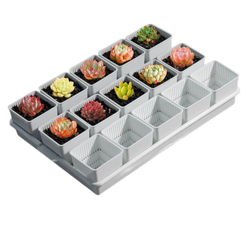 jardinieres blanches plastique | Arvalis