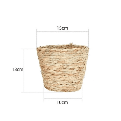 jardinière haute en rotin | Sylvona