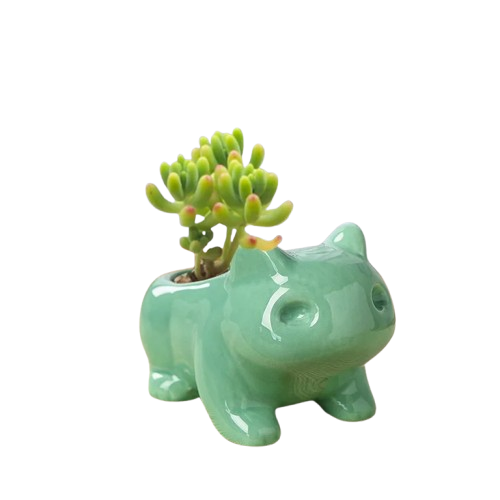 pot dinosaure vert | Lorynel