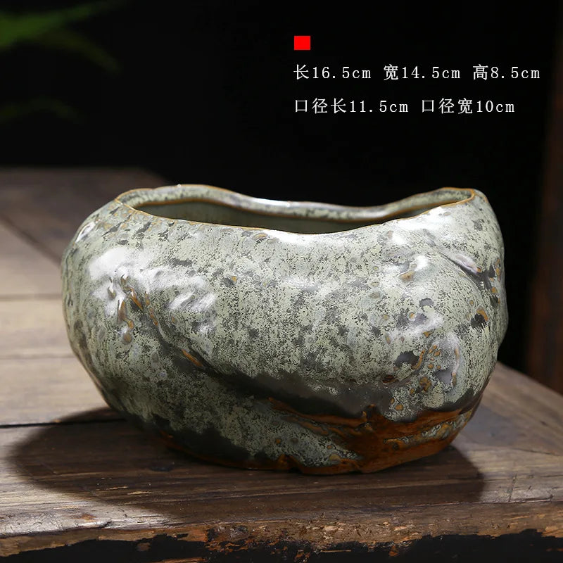 Lot de pots empilables beige | Norvial