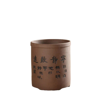 lot de pots en bois et céramique naturel | Melvynor