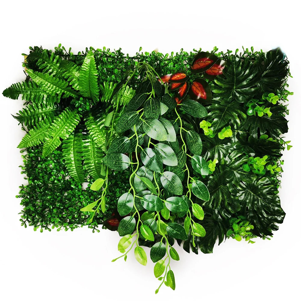 Mur végétal feuillage frais | design équilibré
