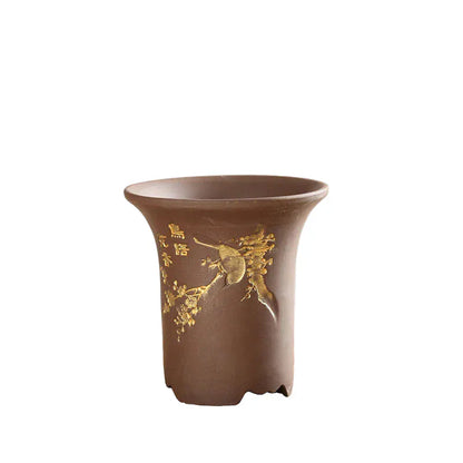 lot de pots en bois et céramique naturel | Melvynor