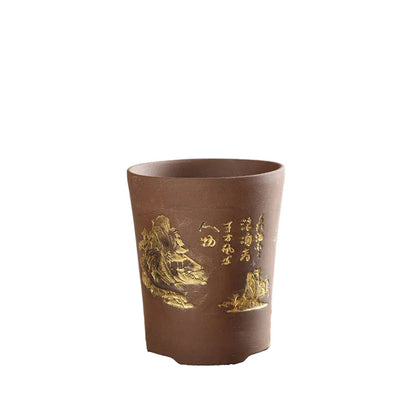 lot de pots en bois et céramique naturel | Melvynor