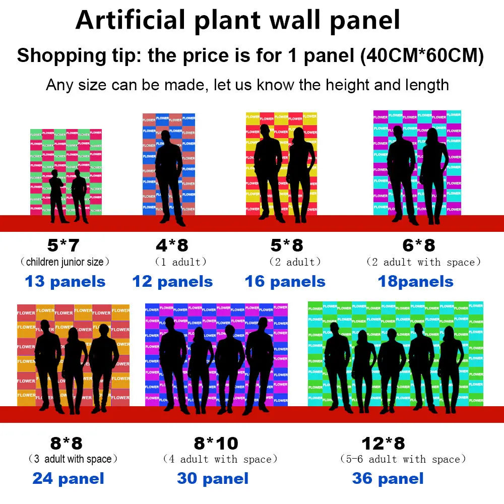 Mur végétal fleurs étoilées | Design frais et lumineux