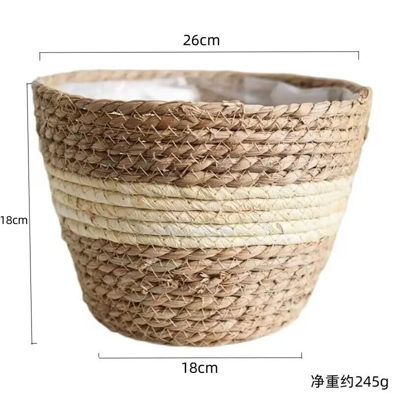 Jardinière haute en rotin | Sylvona