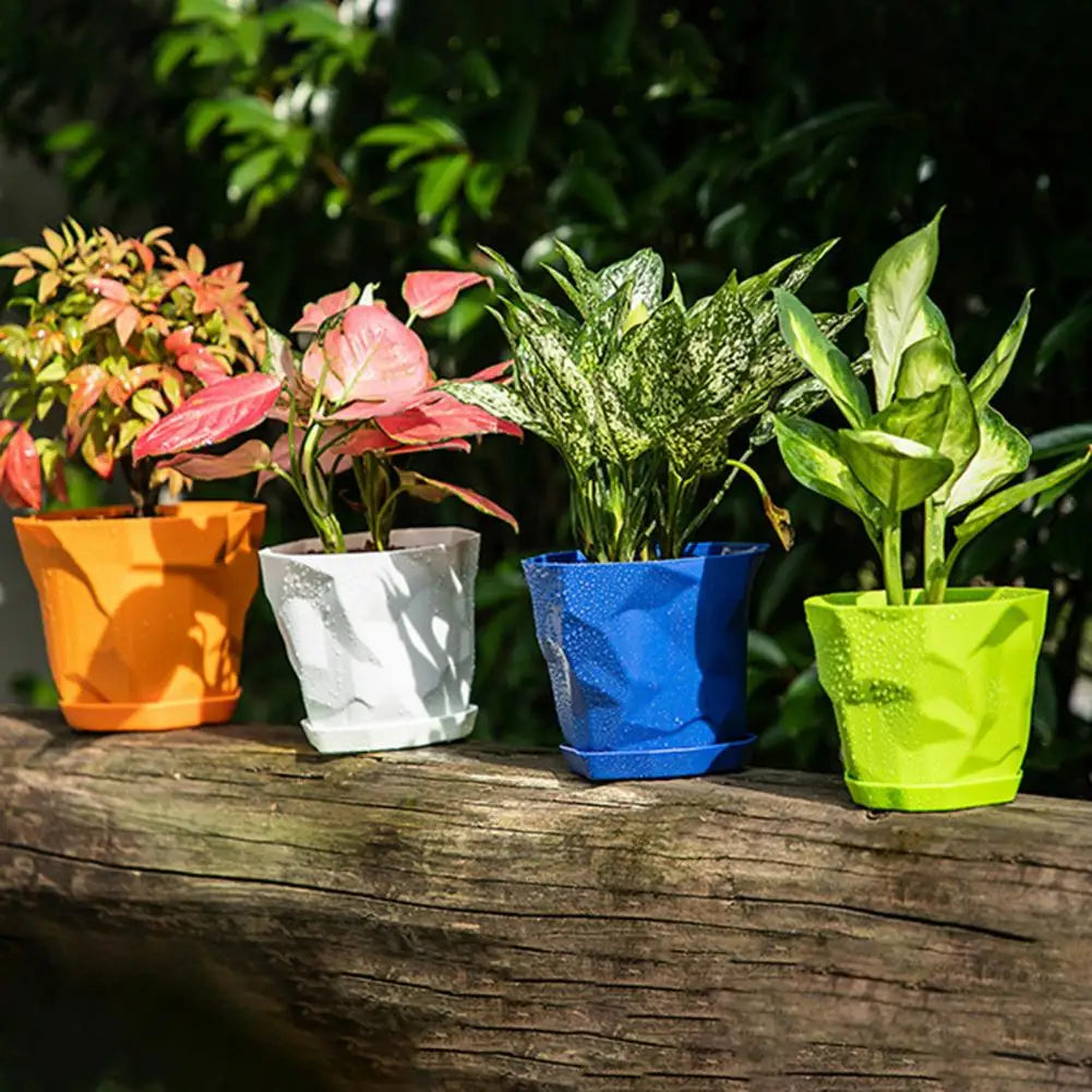 Jardinière ronde en plastique | Loryen