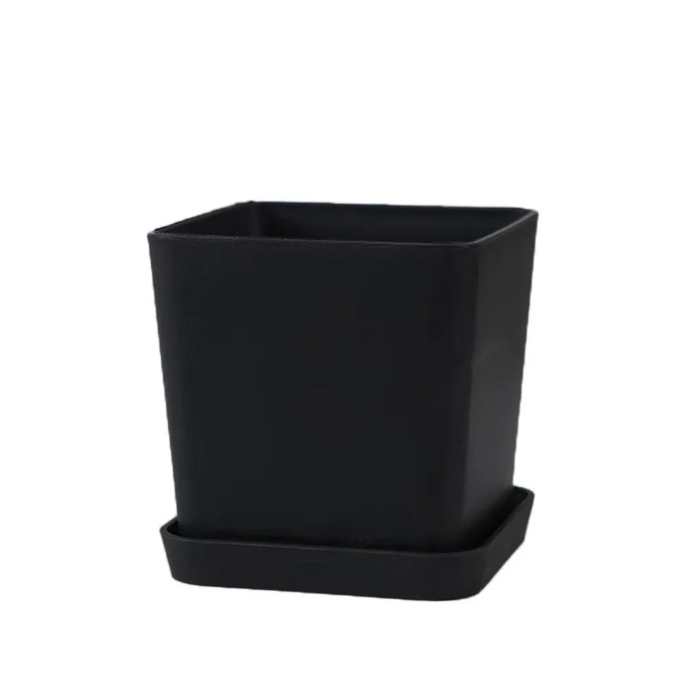 Jardinière carrée en plastique | Thalior