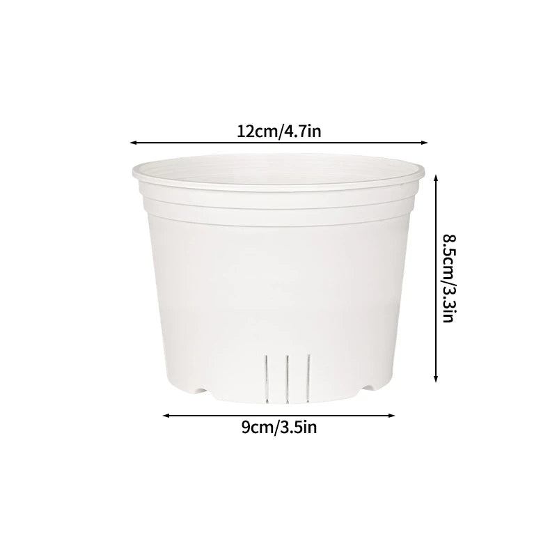 Jardinière en plastique blanc | Thoren