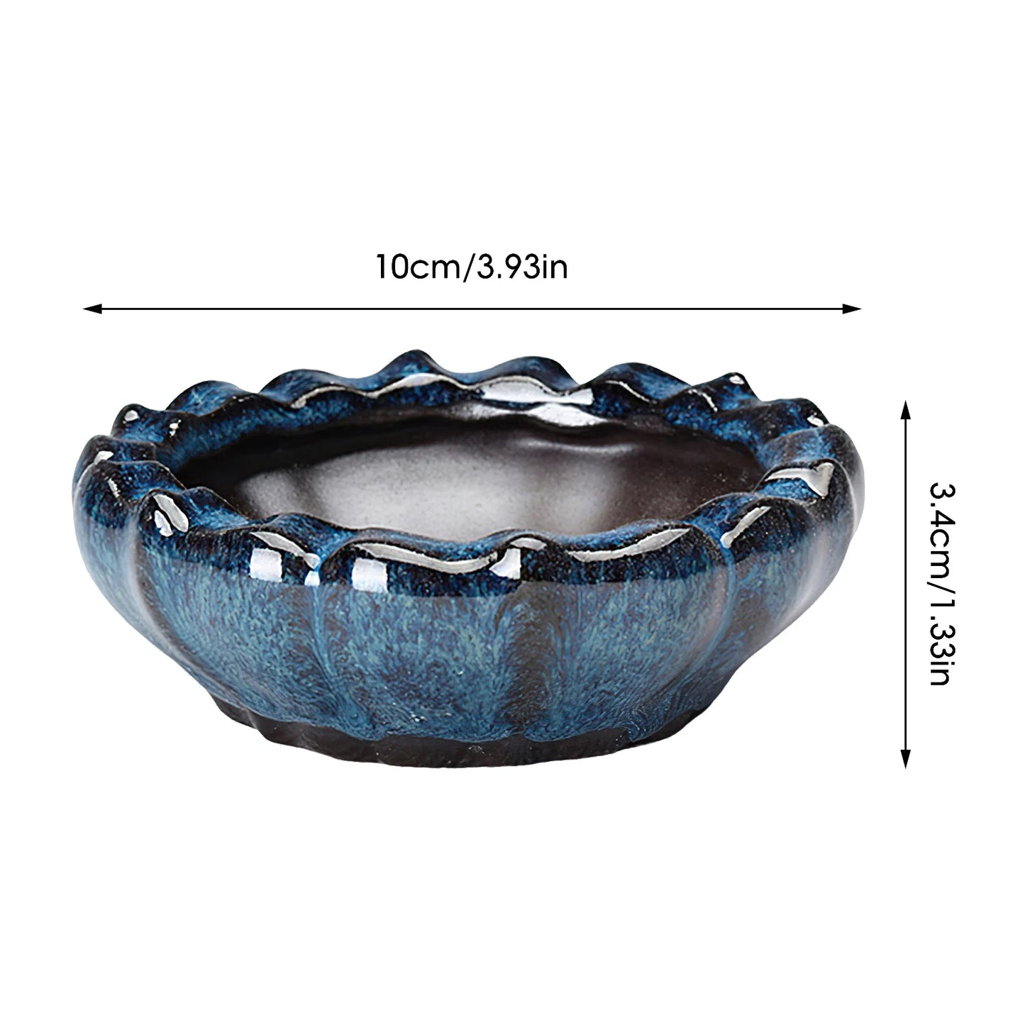 Jardinière céramique bleue | Valior