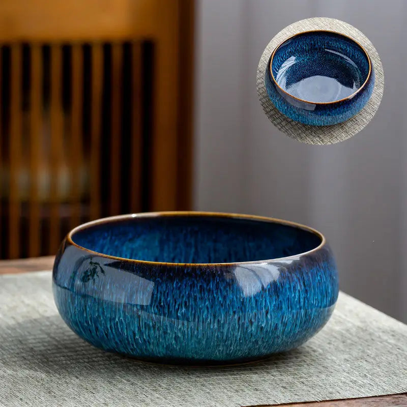 Jardinière céramique bleue | Elvyna