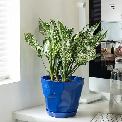 jardinière ronde en plastique | Loryen