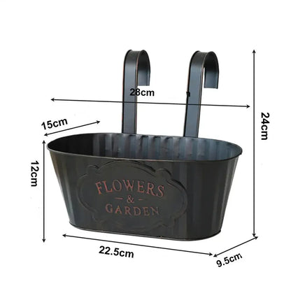 jardinière accroche balcon | Avyrel