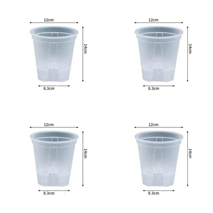 jardinières blanches plastique | Valyn