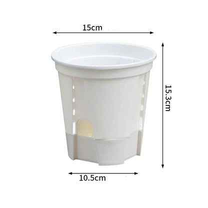 jardinières blanches plastique | Valyn