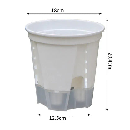 jardinières blanches plastique | Valyn