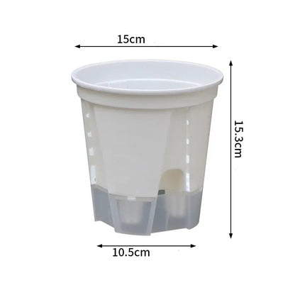 jardinières blanches plastique | Valyn