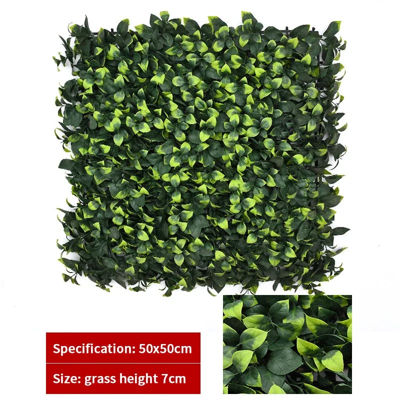 Mur végétal feuillage doré | touche lumineuse et chic