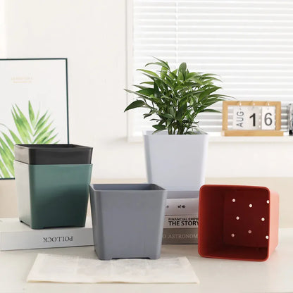 jardinière carrée plastique | Thalior