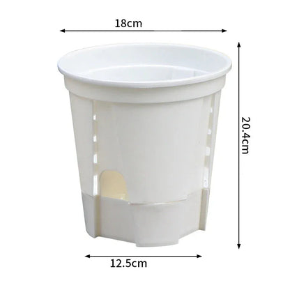 jardinières blanches plastique | Valyn