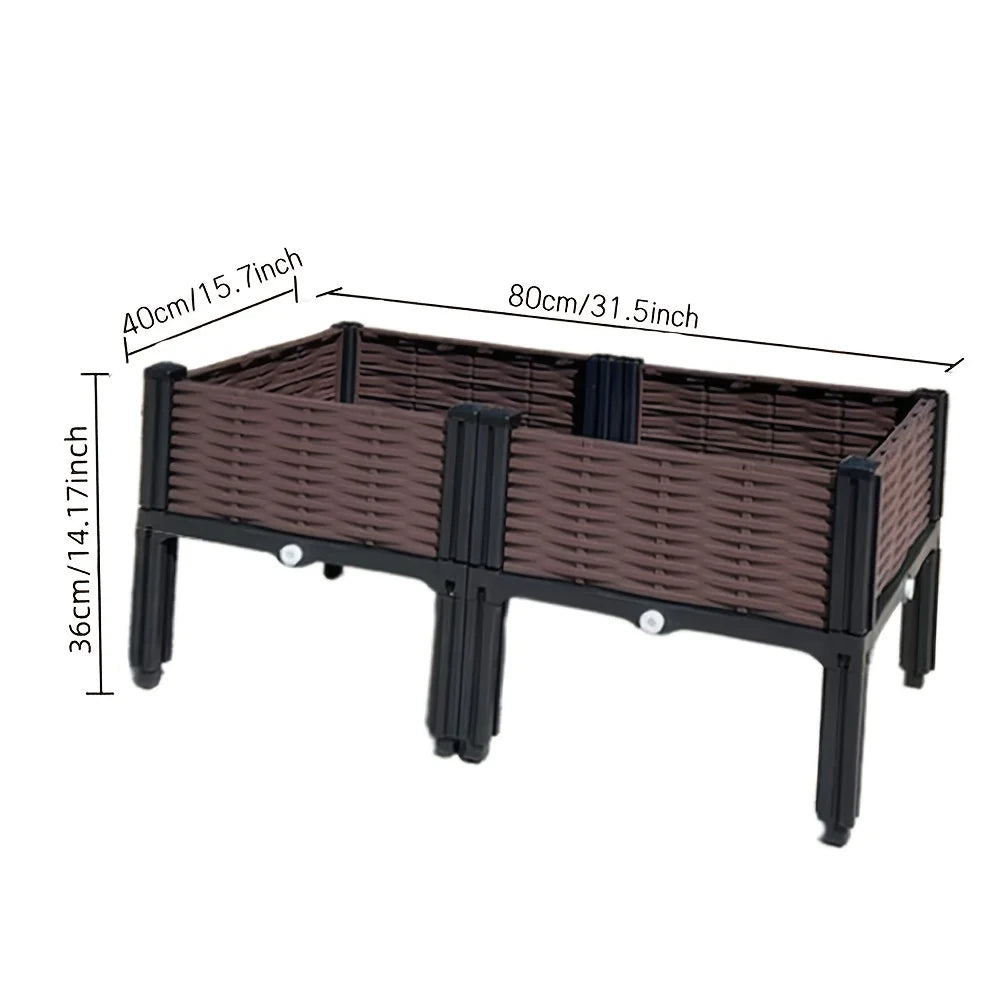 Jardinière extérieure rectangulaire | Loryal