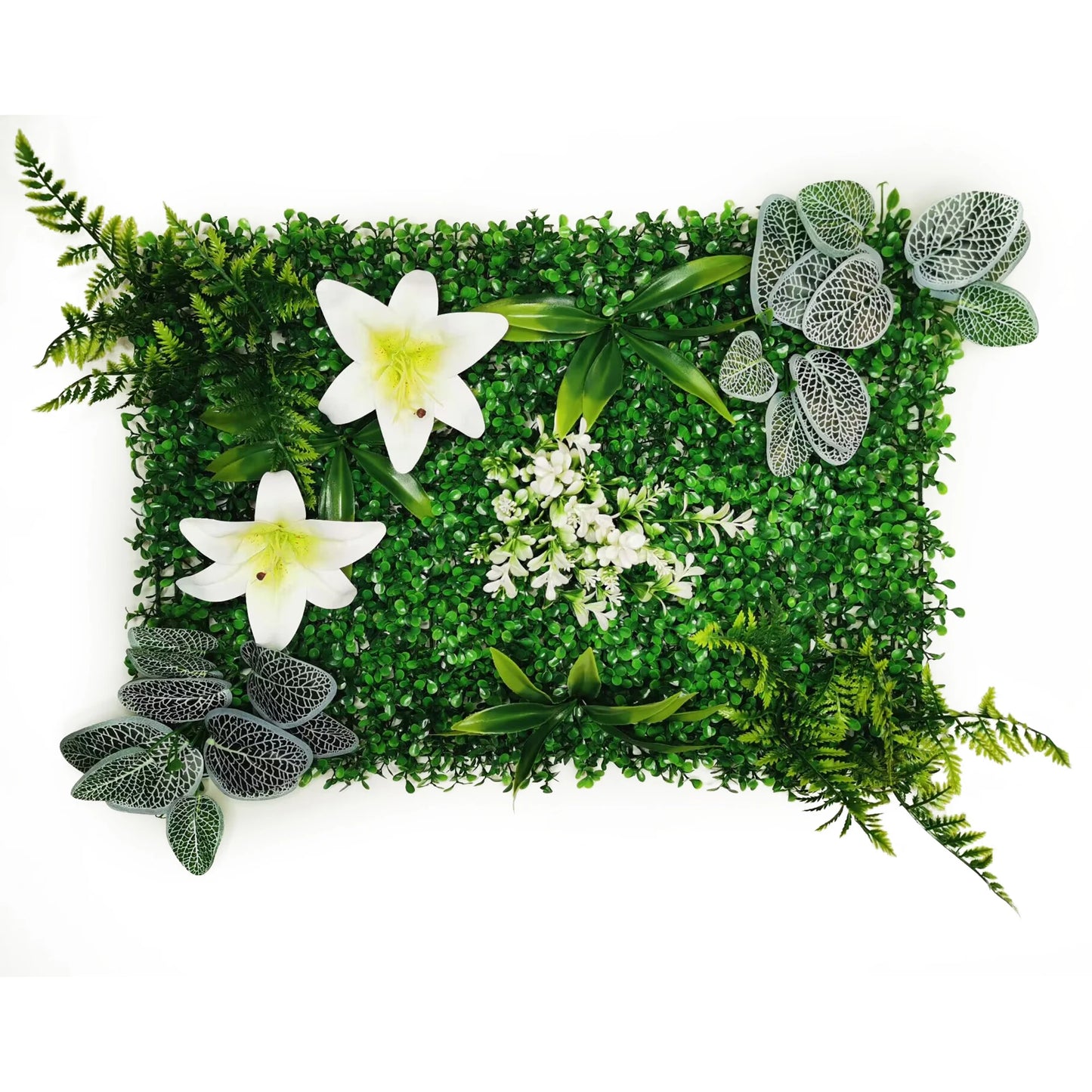 Mur végétal feuillage long | effet cascade naturelle